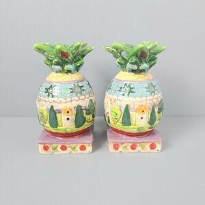 Jim Shore Certified International Salt Pepper Shaker Set